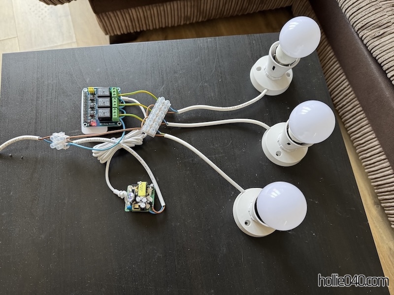 Test wiring and bulbs